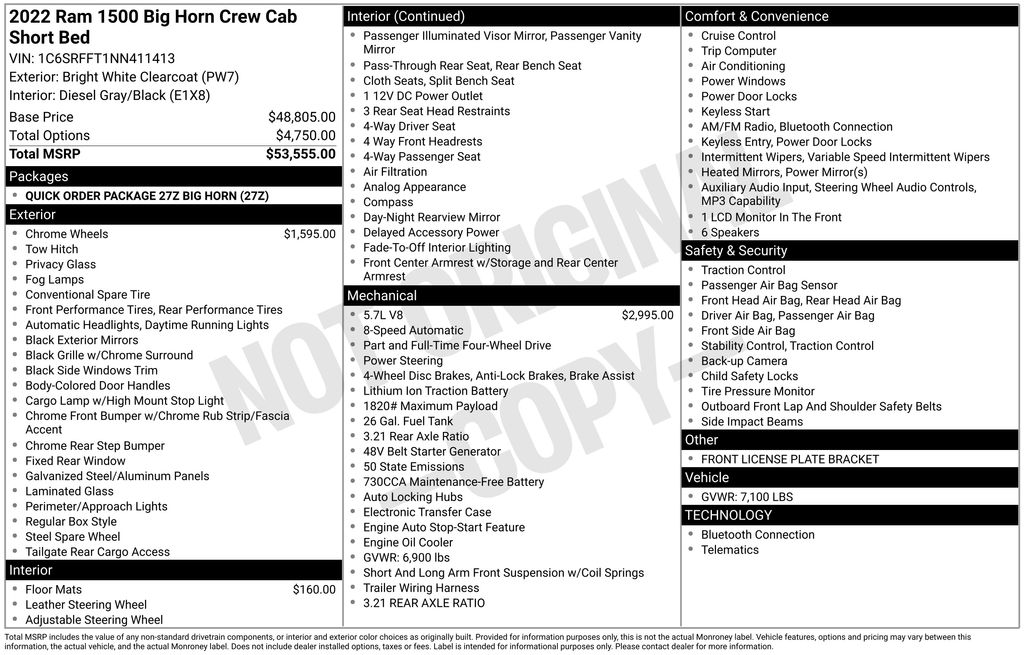 Thumbnail: 2022 RAM 1500 - 7