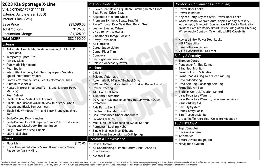 Thumbnail: 2023 Kia Sportage - 7