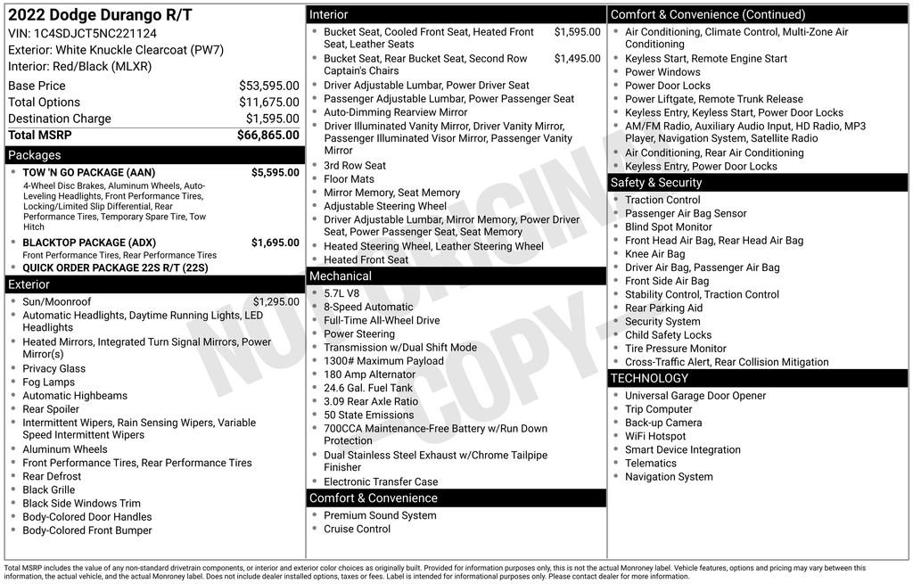 Thumbnail: 2022 Dodge Durango - 7