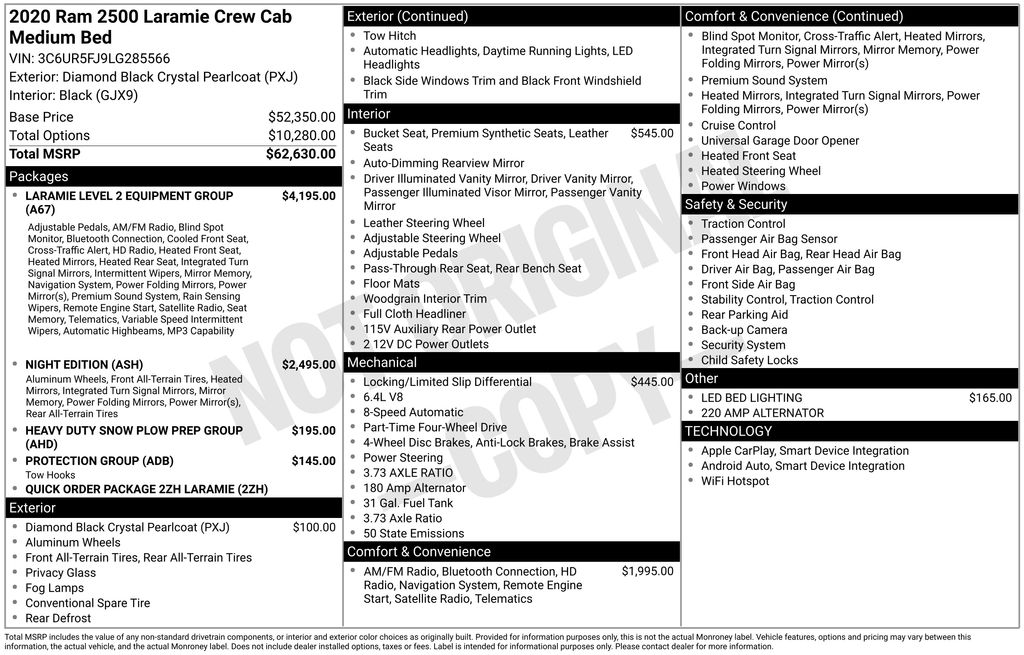 Thumbnail: 2020 RAM 2500 - 7