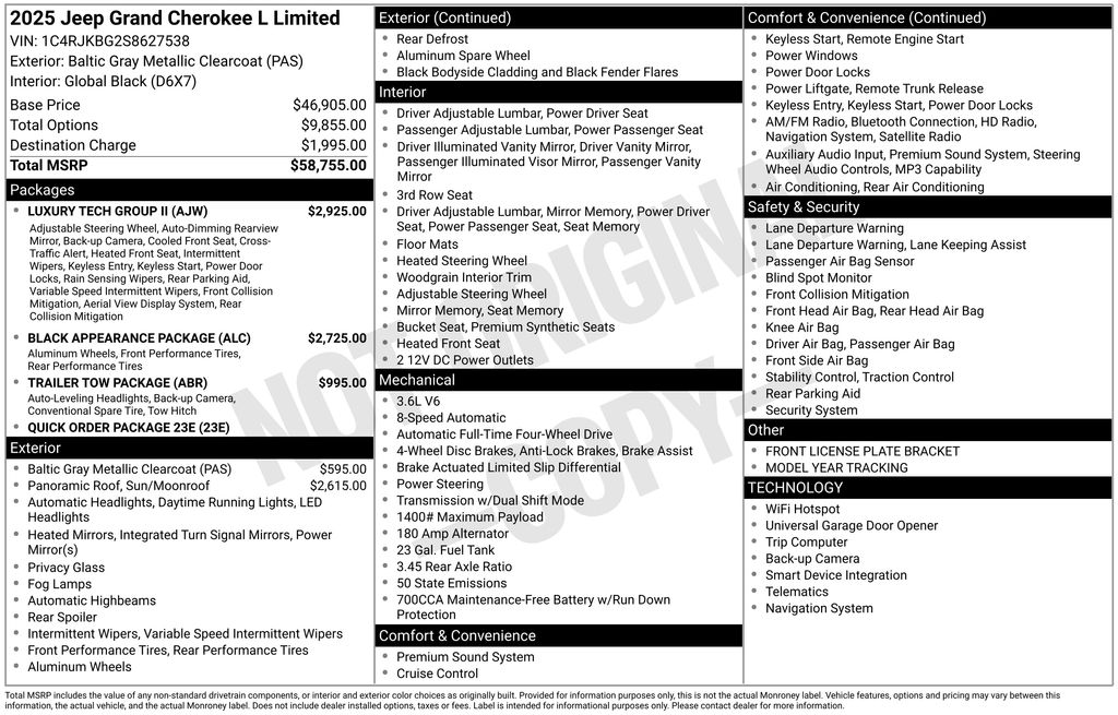 Thumbnail: 2025 Jeep Grand Cherokee L - 7