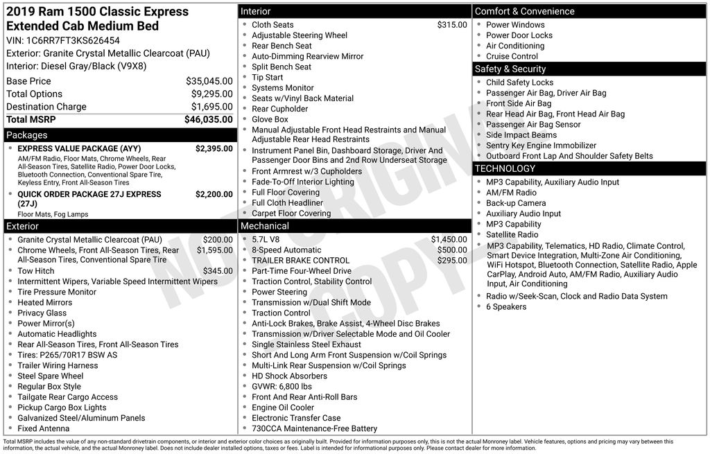 Thumbnail: 2019 RAM 1500 Classic - 7