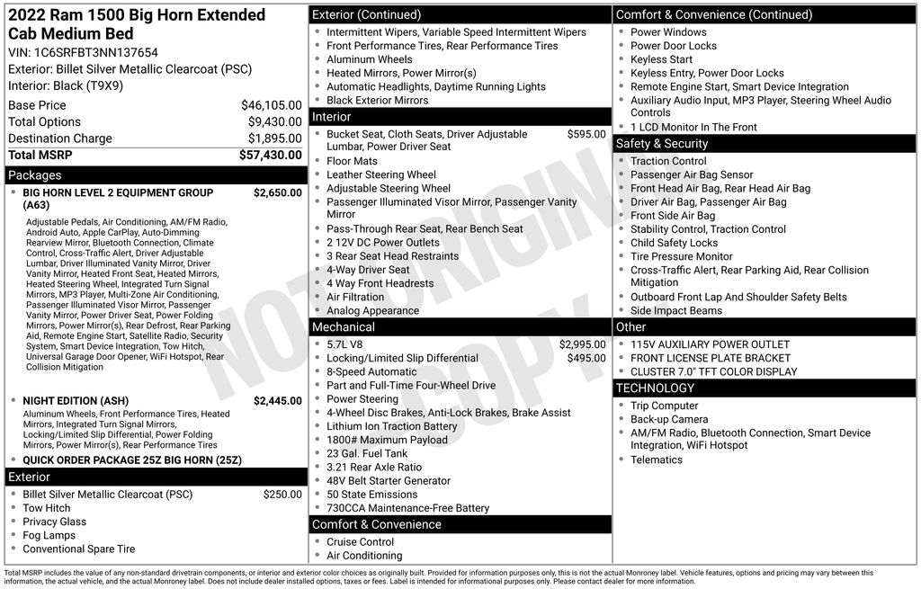 Thumbnail: 2022 RAM 1500 - 7