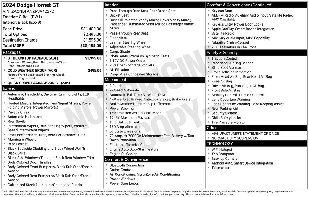 Thumbnail: 2024 Dodge Hornet - 7