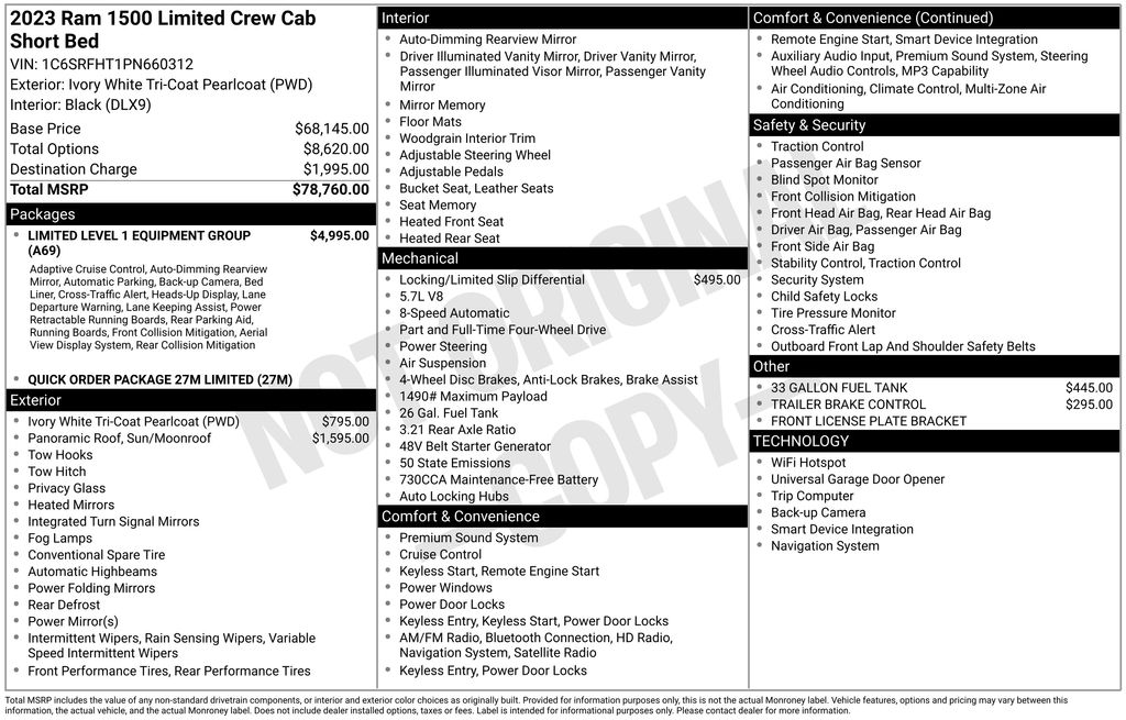Thumbnail: 2023 RAM 1500 - 7