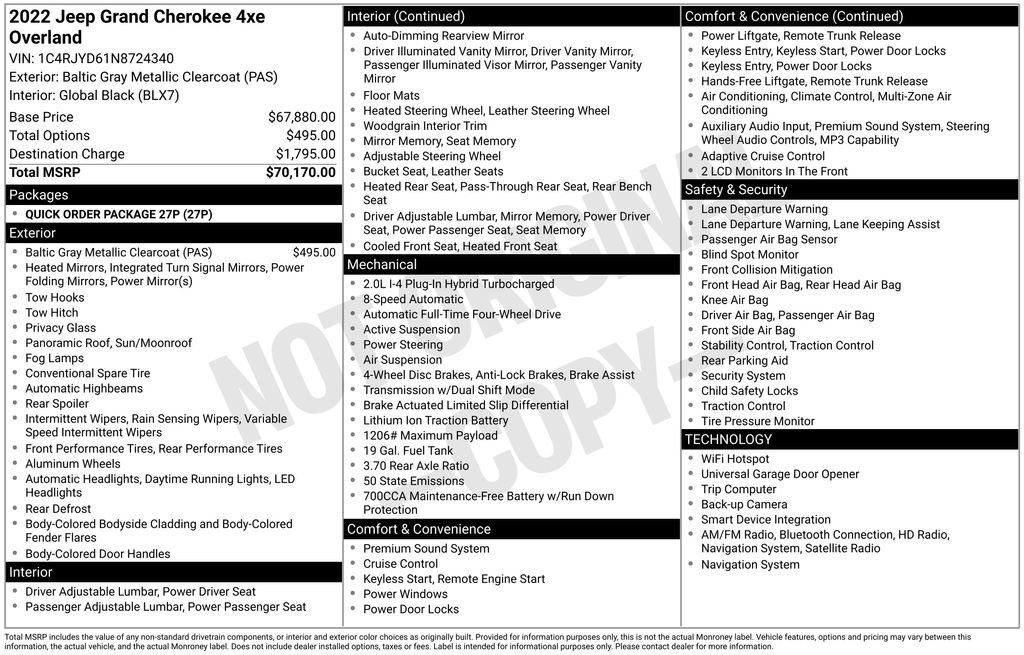 Thumbnail: 2022 Jeep Grand Cherokee - 7