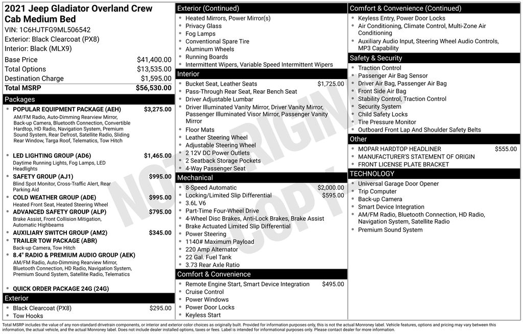 Thumbnail: 2021 Jeep Gladiator - 7