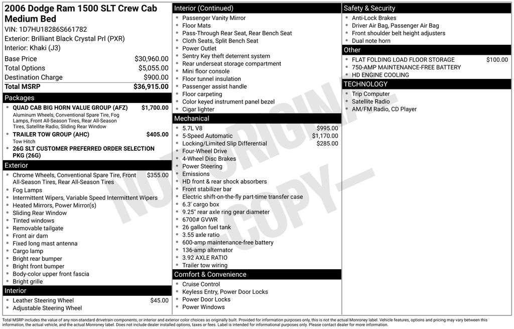 Thumbnail: 2006 Dodge Ram 1500 - 7