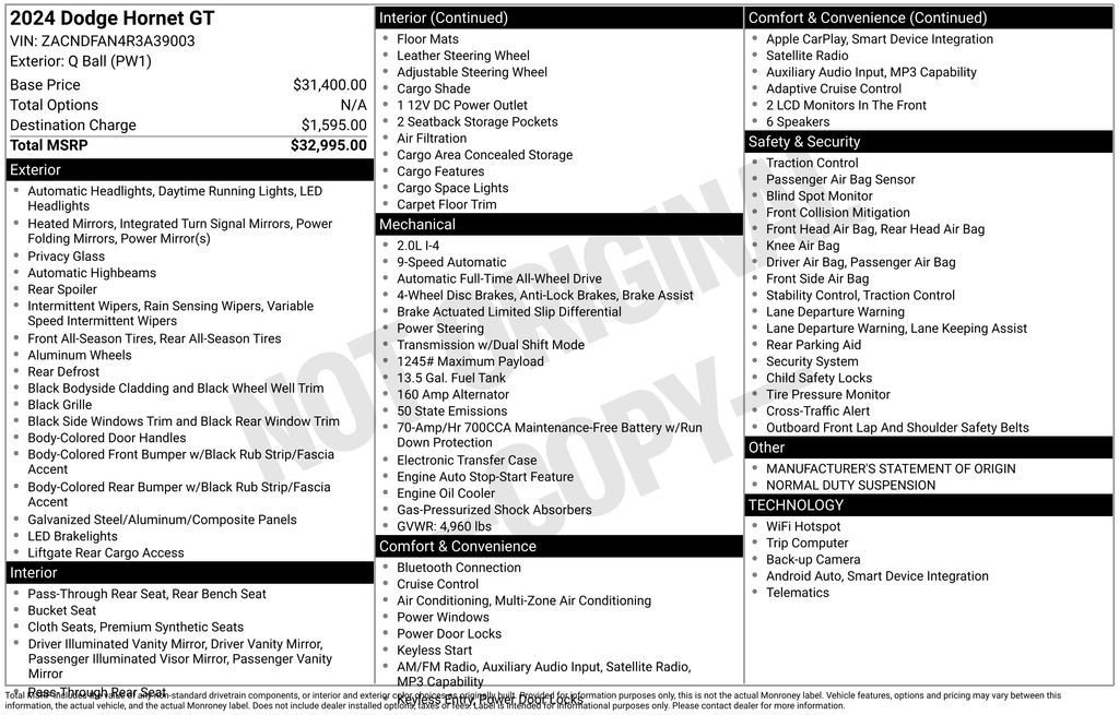 Thumbnail: 2024 Dodge Hornet - 7