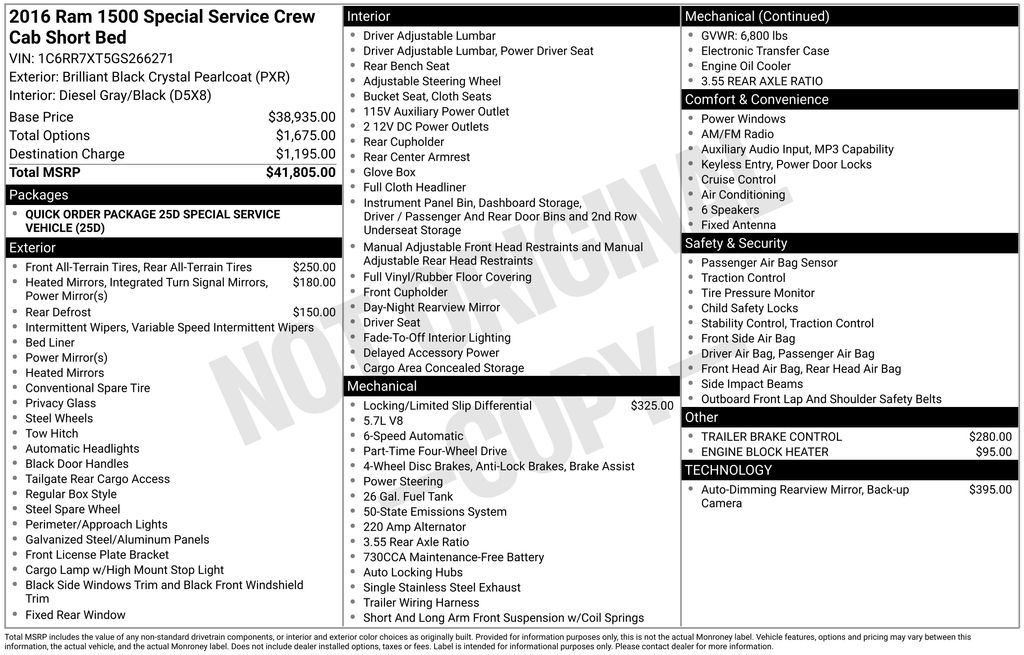 Thumbnail: 2016 RAM 1500 - 7
