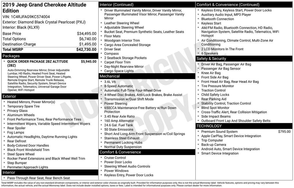 Thumbnail: 2019 Jeep Grand Cherokee - 7