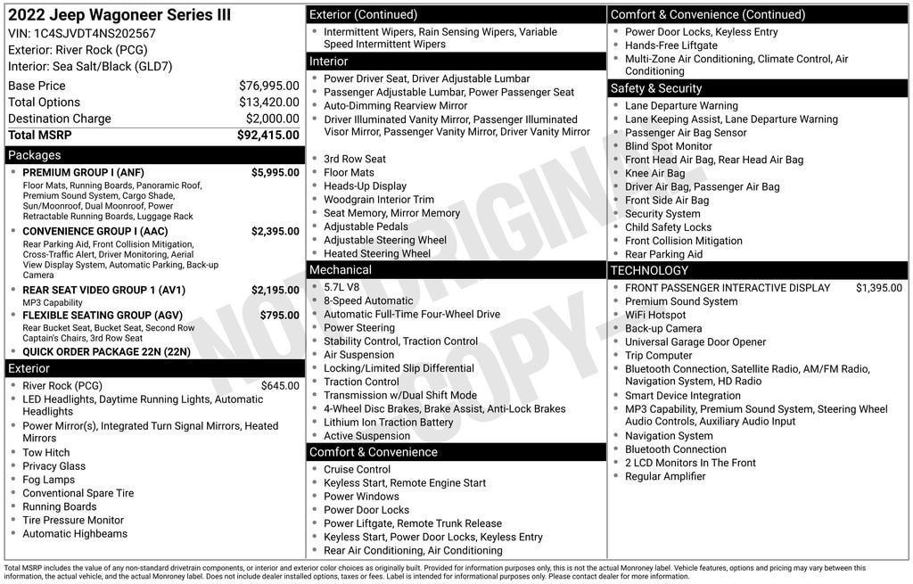 Thumbnail: 2022 Jeep Wagoneer - 7