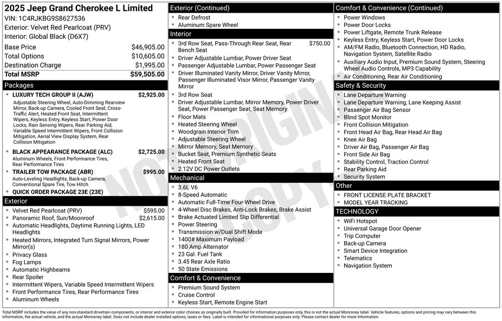 Thumbnail: 2025 Jeep Grand Cherokee L - 7