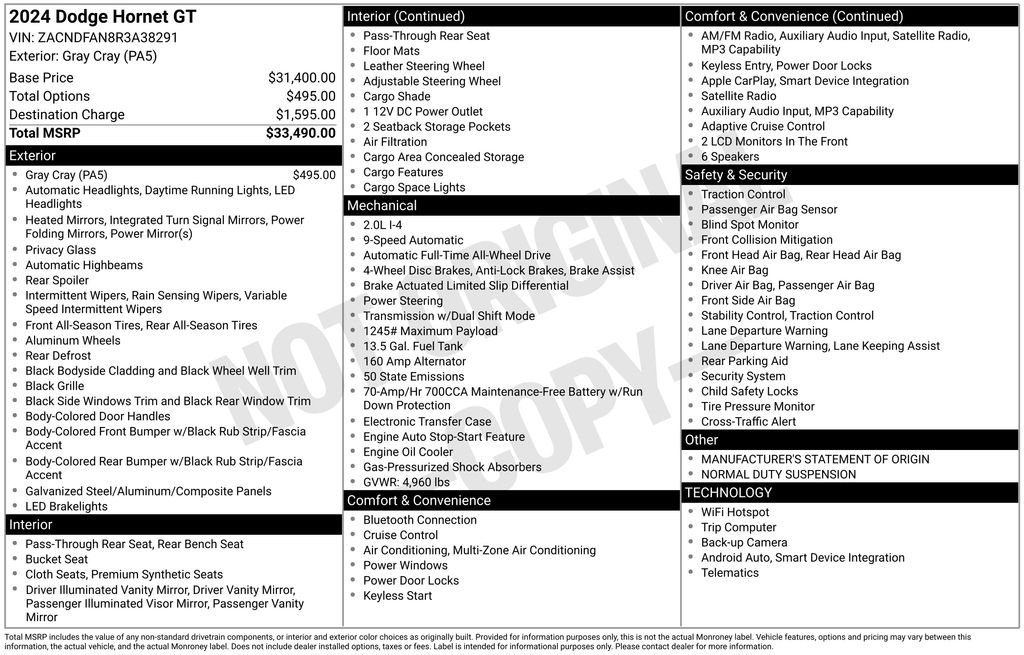 Thumbnail: 2024 Dodge Hornet - 7