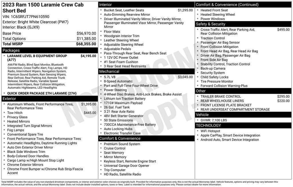 Thumbnail: 2023 RAM 1500 - 7