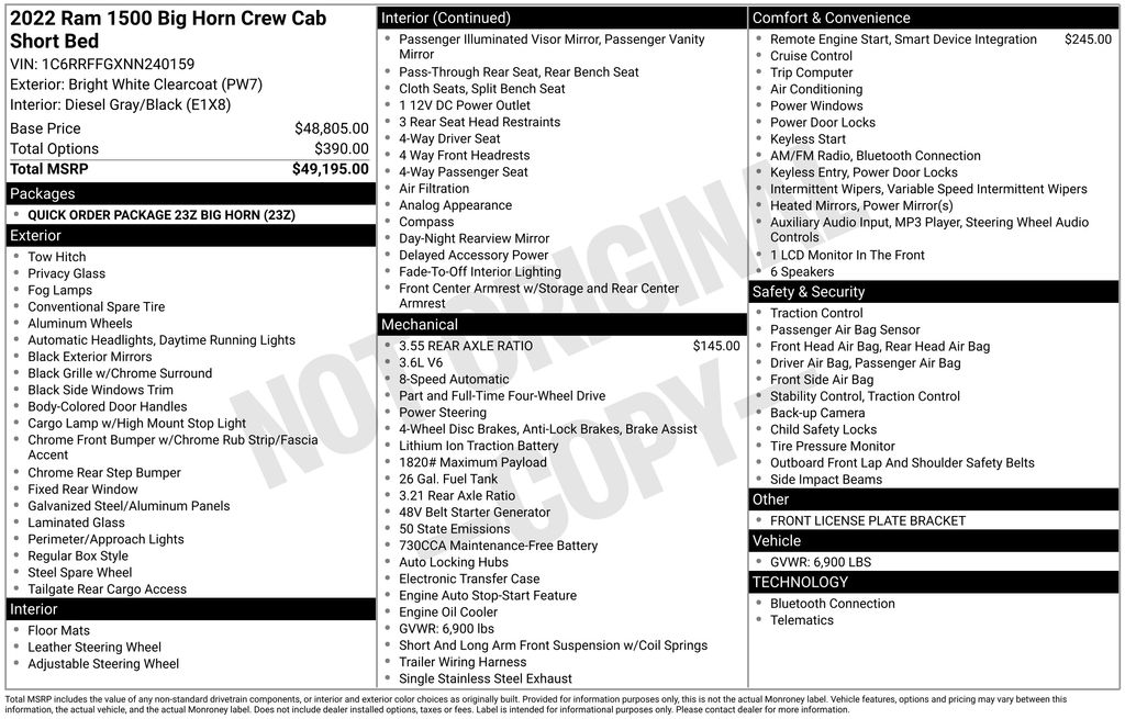 Thumbnail: 2022 RAM 1500 - 7