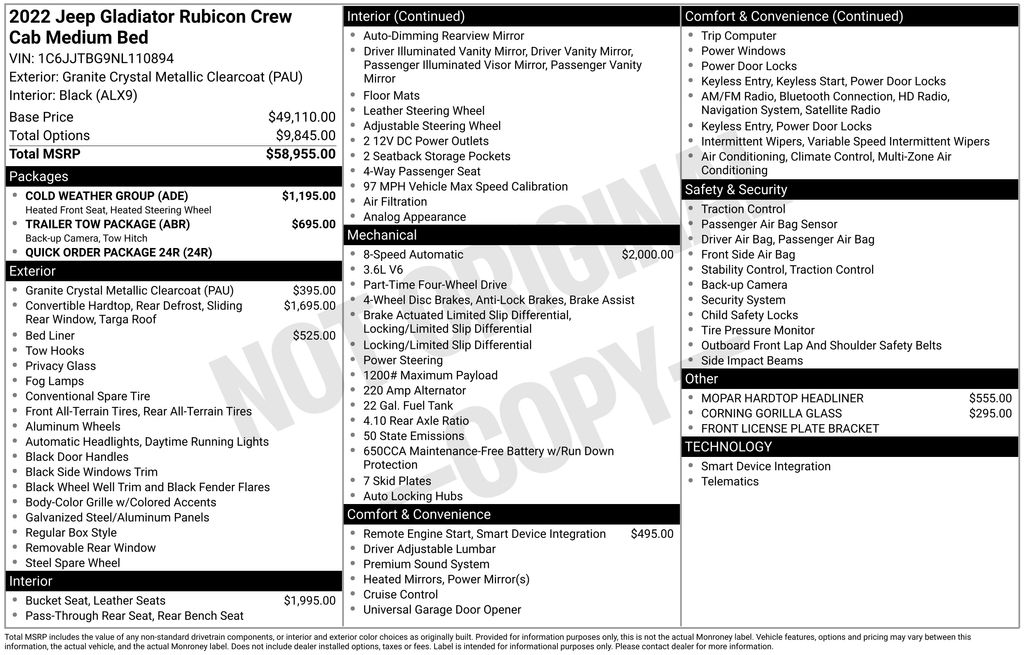 Thumbnail: 2022 Jeep Gladiator - 7