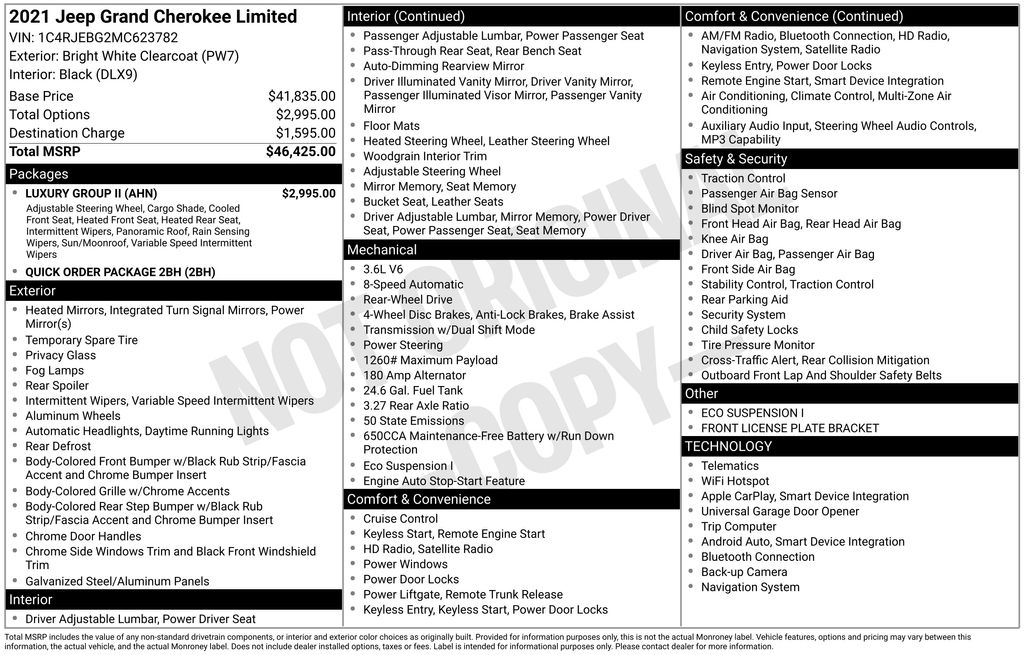 Thumbnail: 2021 Jeep Grand Cherokee - 7