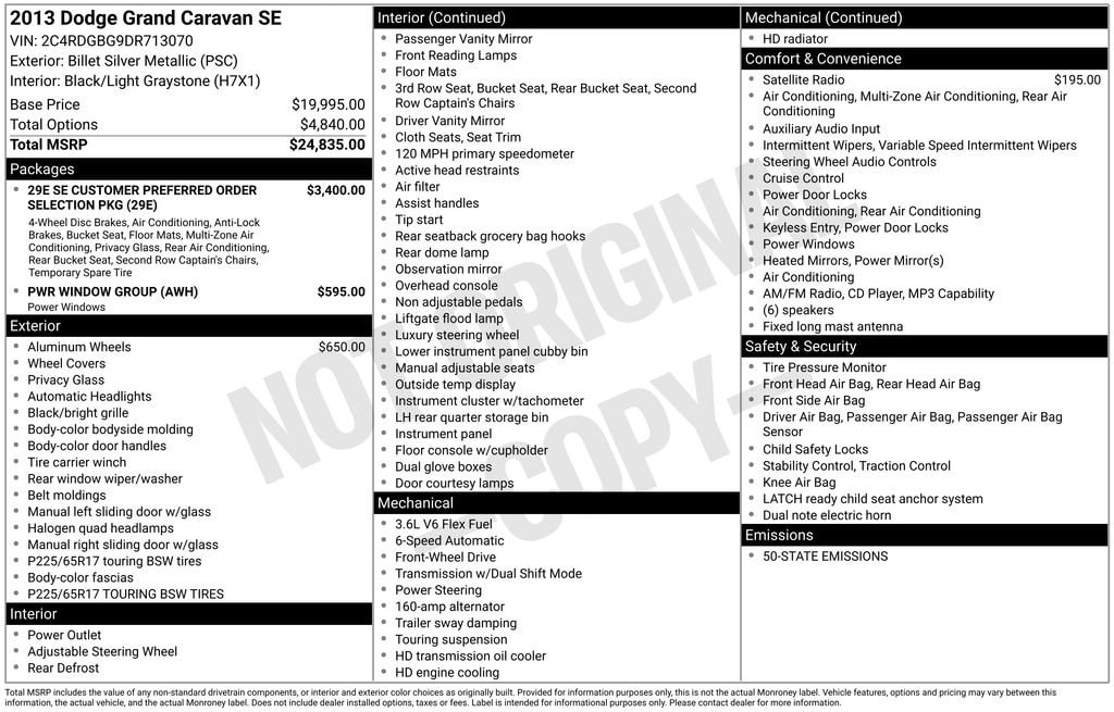 Thumbnail: 2013 Dodge Grand Caravan - 7
