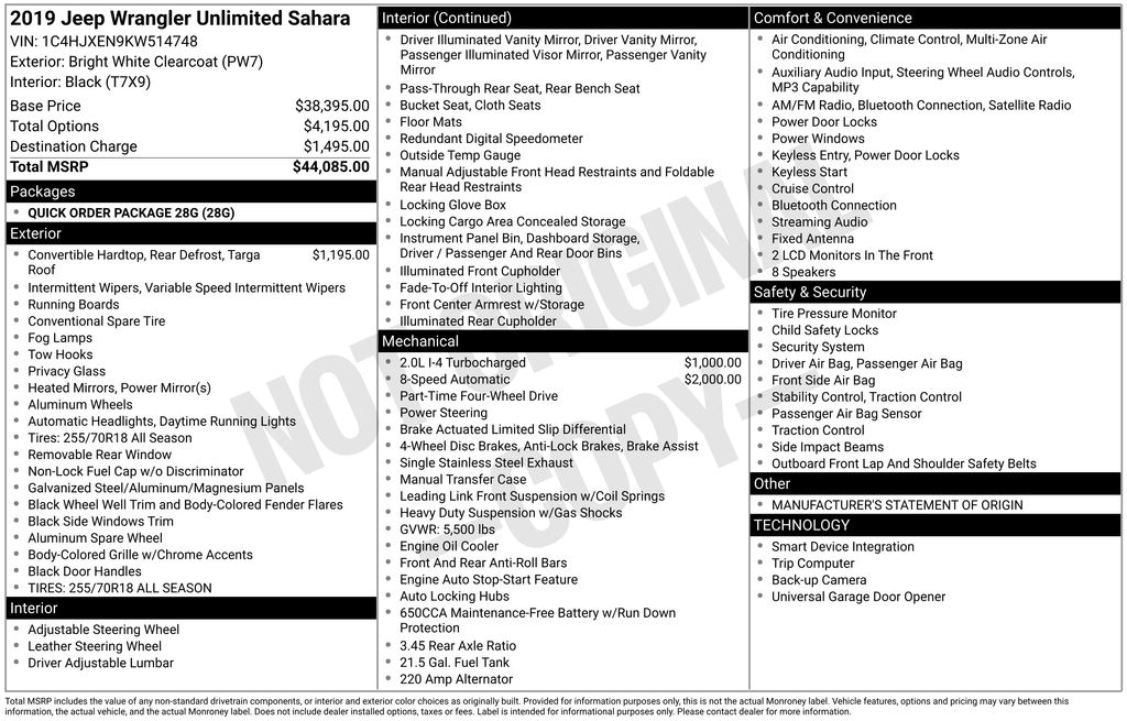 Thumbnail: 2019 Jeep Wrangler - 7