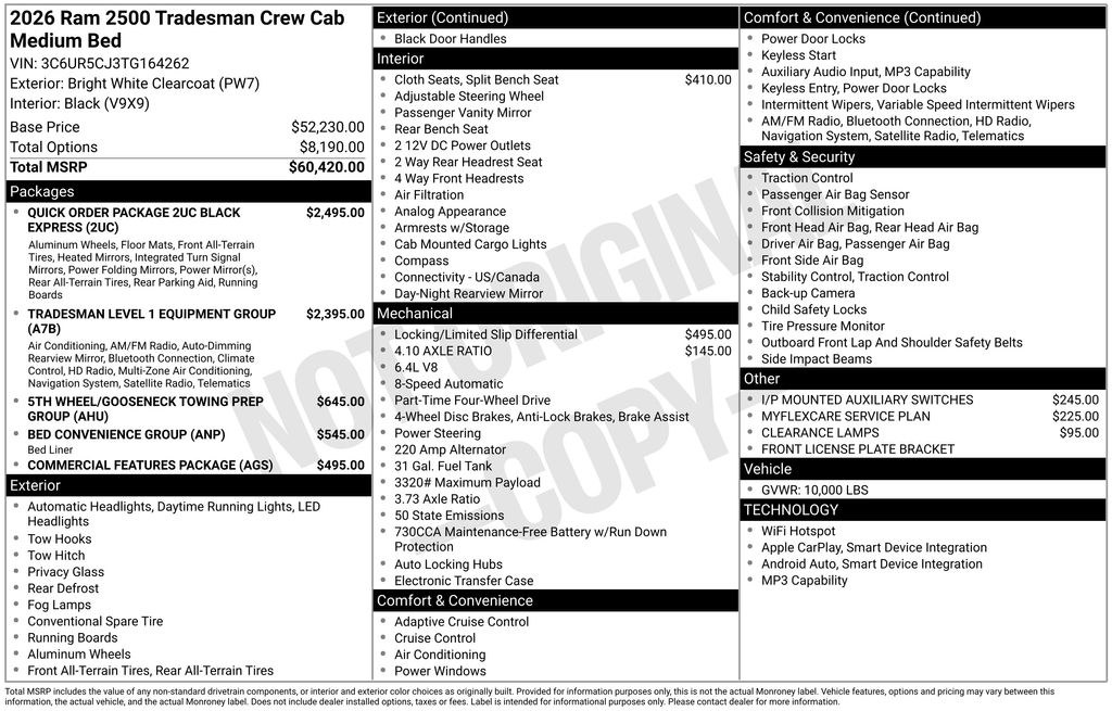 Thumbnail: 2026 RAM 2500 - 7