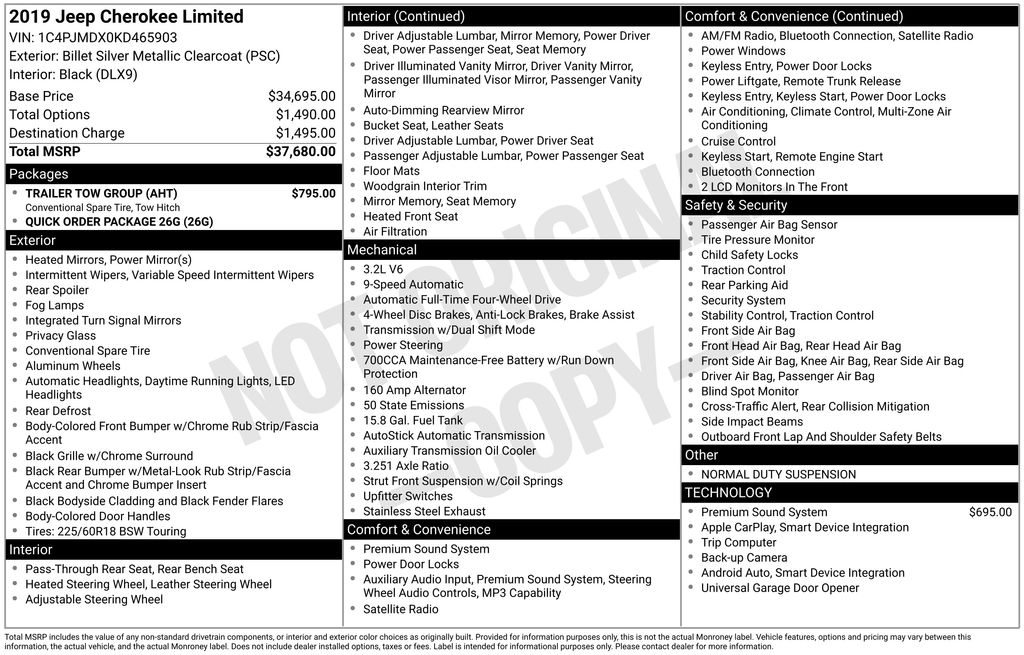 Thumbnail: 2019 Jeep Cherokee - 7