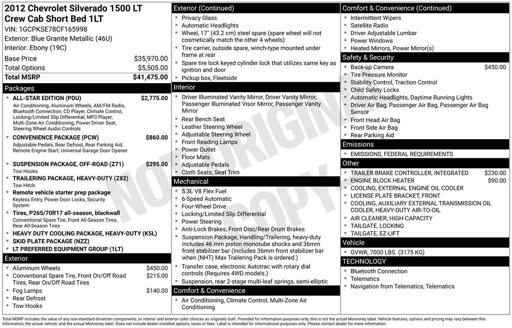 Thumbnail: 2012 Chevrolet Silverado 1500 - 7