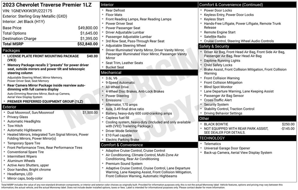 Thumbnail: 2023 Chevrolet Traverse - 7
