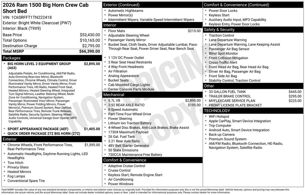 Thumbnail: 2026 RAM 1500 - 7