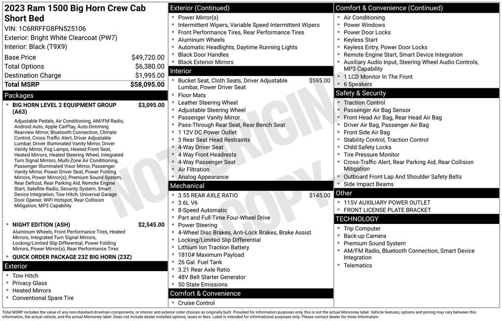 Thumbnail: 2023 RAM 1500 - 7