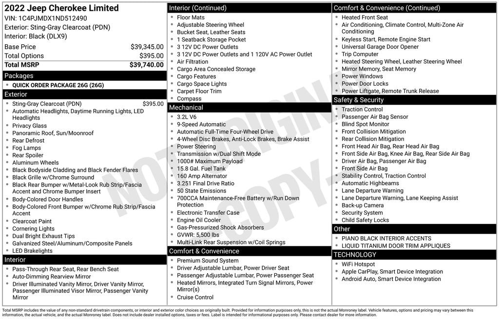 Thumbnail: 2022 Jeep Cherokee - 7