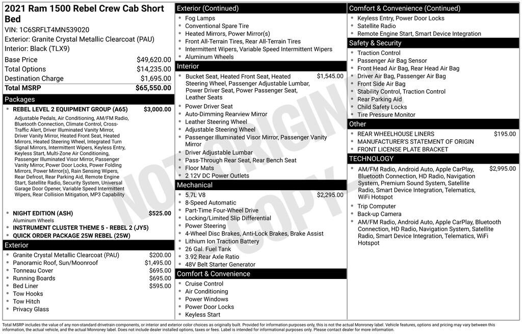 Thumbnail: 2021 RAM 1500 - 7