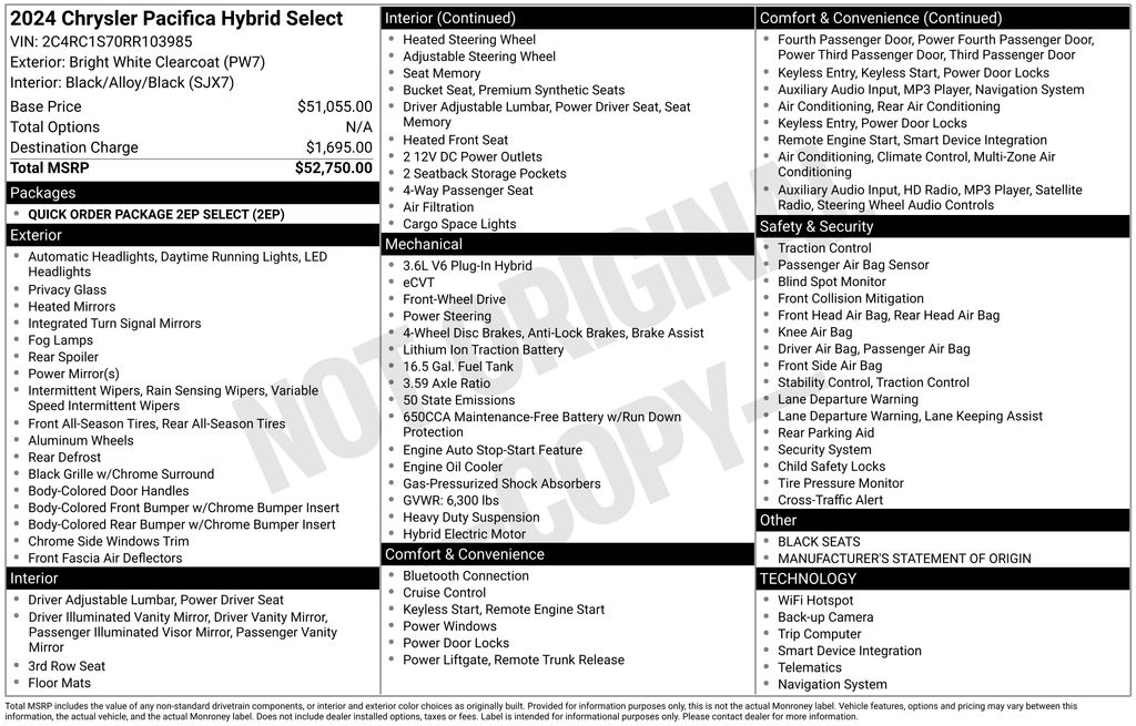 Thumbnail: 2024 Chrysler Pacifica - 7
