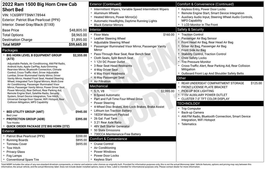 Thumbnail: 2022 RAM 1500 - 7