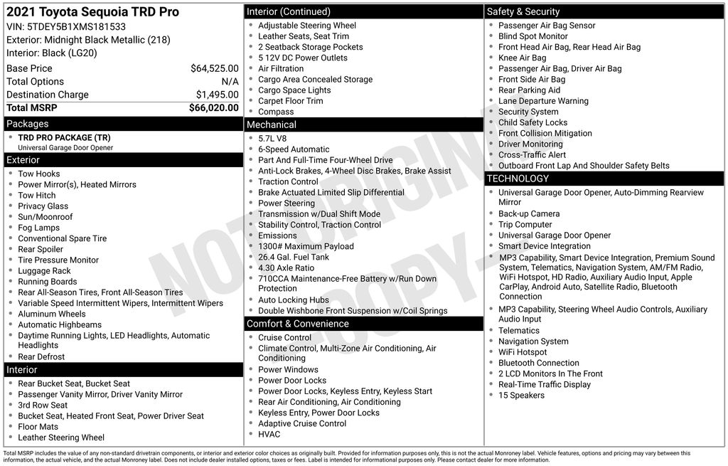 Thumbnail: 2021 Toyota Sequoia - 7