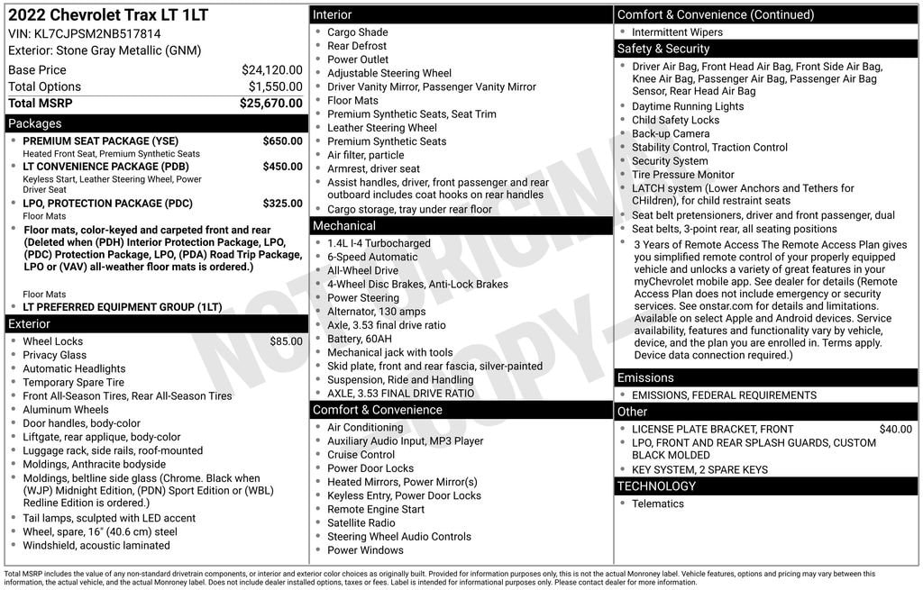 Thumbnail: 2022 Chevrolet Trax - 7