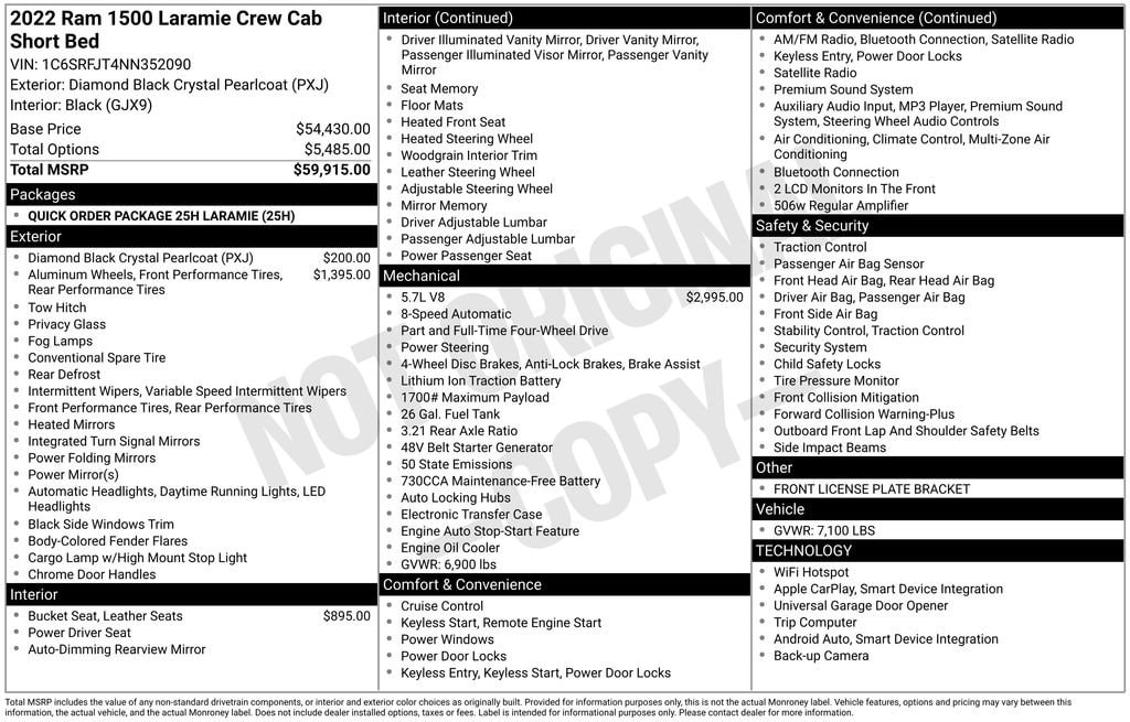 Thumbnail: 2022 RAM 1500 - 7