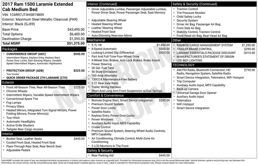 Thumbnail: 2017 RAM 1500 - 7