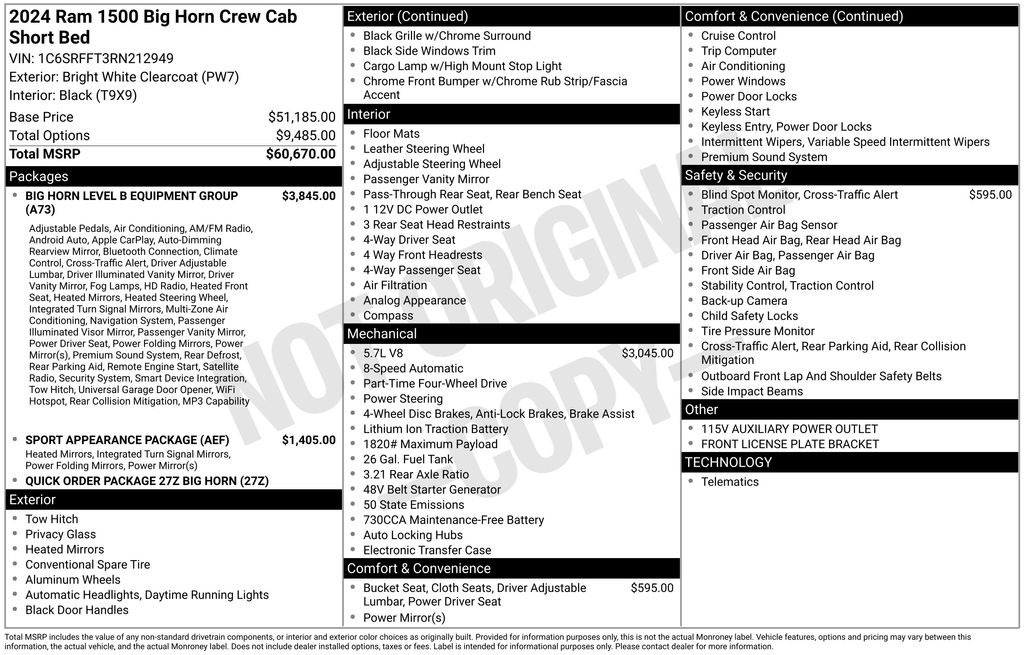 Thumbnail: 2024 RAM 1500 - 7