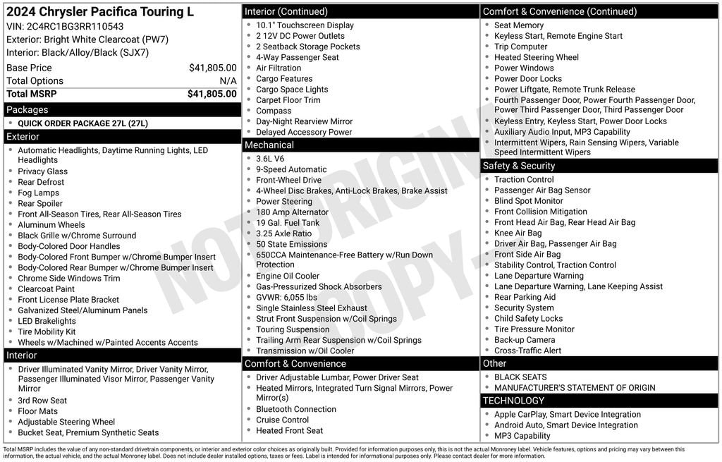 Thumbnail: 2024 Chrysler Pacifica - 7