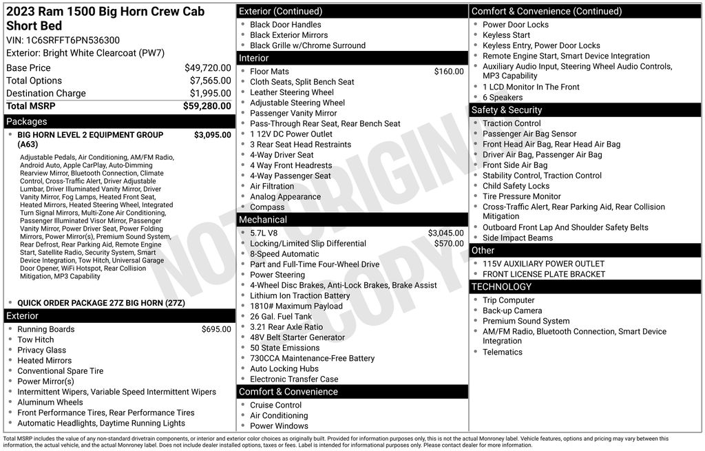 Thumbnail: 2023 RAM 1500 - 7