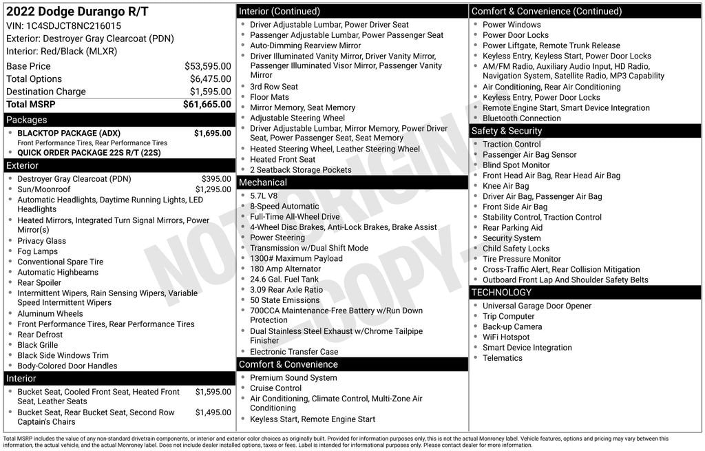 Thumbnail: 2022 Dodge Durango - 7