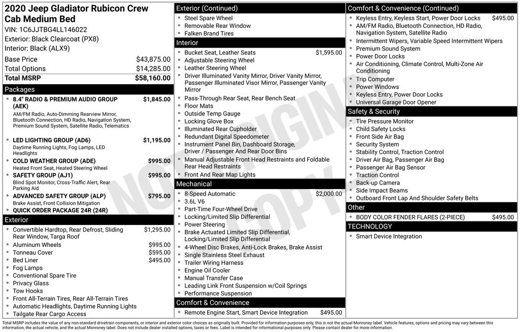 Thumbnail: 2020 Jeep Gladiator - 7