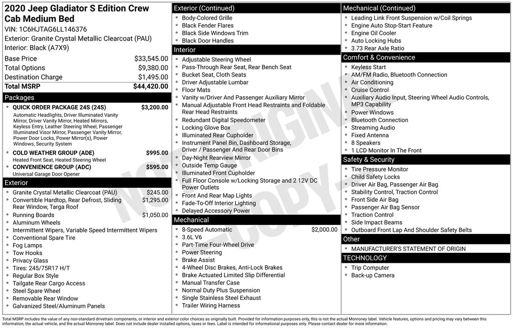 Thumbnail: 2020 Jeep Gladiator - 7