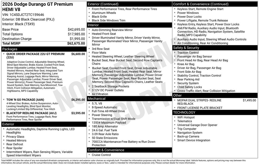 Thumbnail: 2026 Dodge Durango - 7