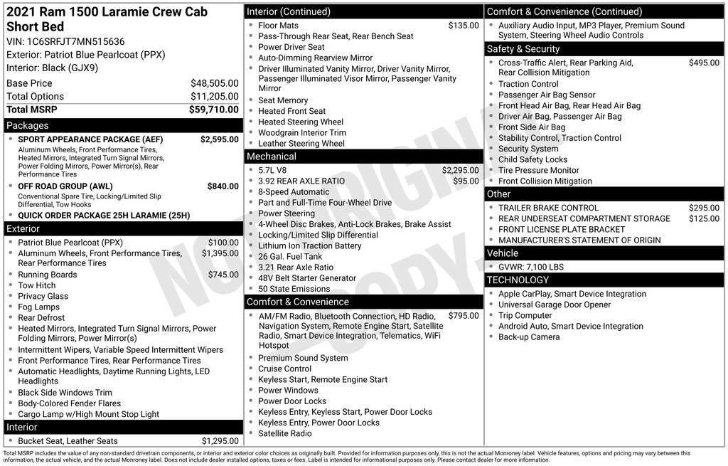 Thumbnail: 2021 RAM 1500 - 7