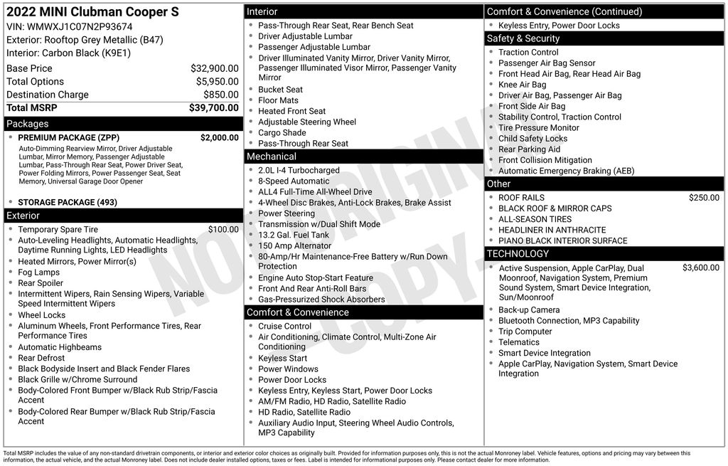 Thumbnail: 2022 MINI Cooper Clubman - 7