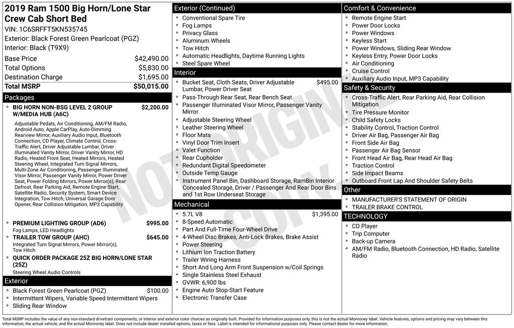 Thumbnail: 2019 RAM 1500 - 7
