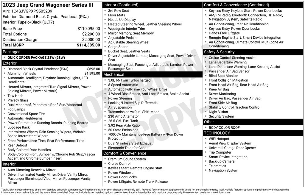 Thumbnail: 2023 Jeep Grand Wagoneer - 7