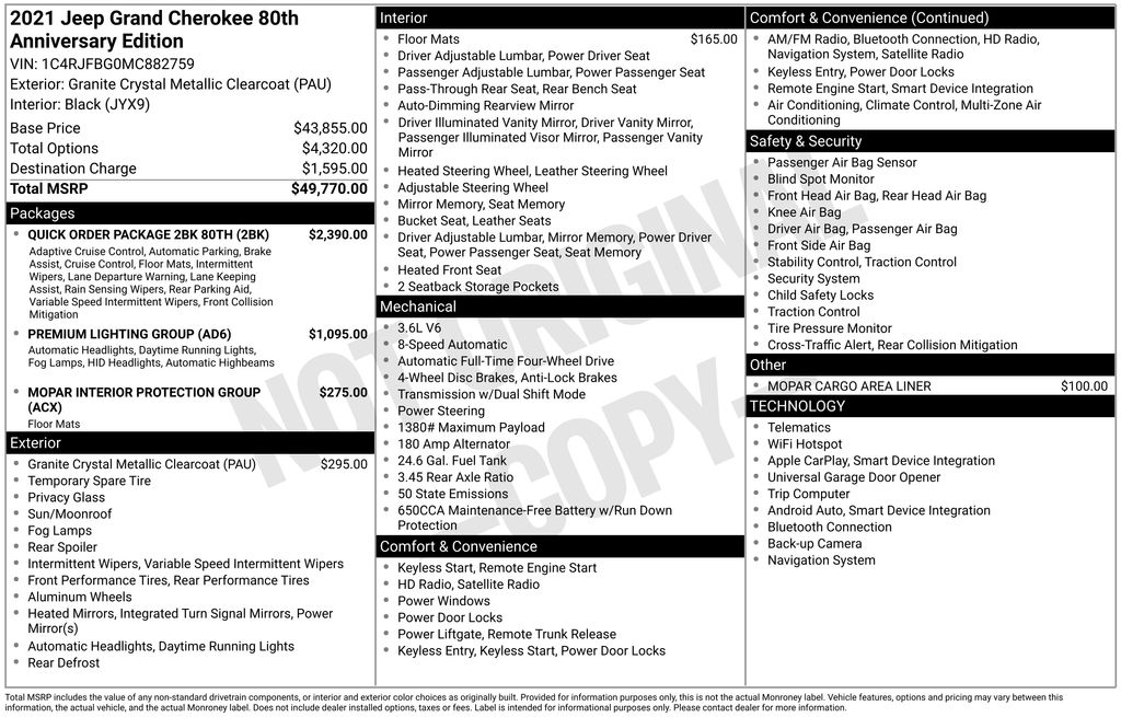 Thumbnail: 2021 Jeep Grand Cherokee - 7